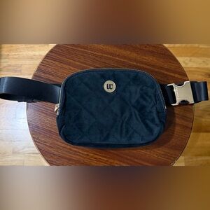 Black Quilted Velvet Belt Bag From Wantable! Always Rocking In Style! 🖤🖤